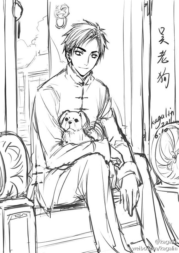 漫画 动漫 插画【盗墓笔记*经典老九门*br~吴老