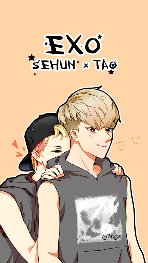 exo 卡通 漫画 插画