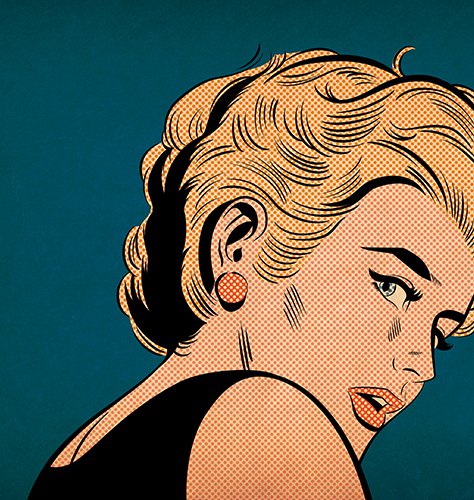 复古美式人物插画图片分享