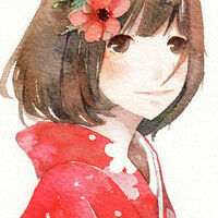 天若有情别说宿命_唯美的手绘女生插画个性头像
