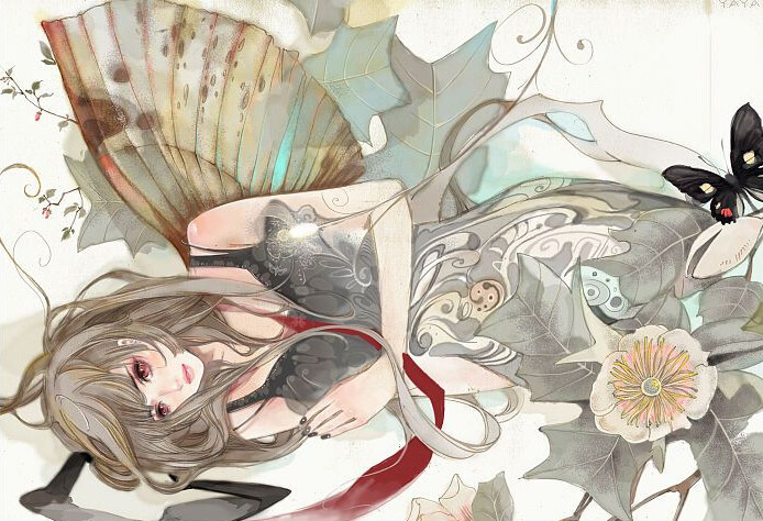 【蝴蝶儿】yin {蝴蝶拟人}