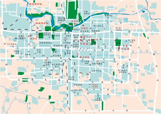 安阳市地图图片