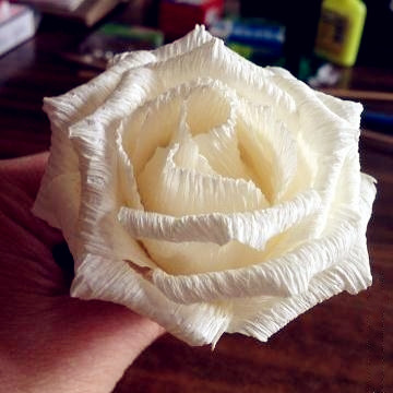可以制作出和折纸玫瑰花不相上下的效果来