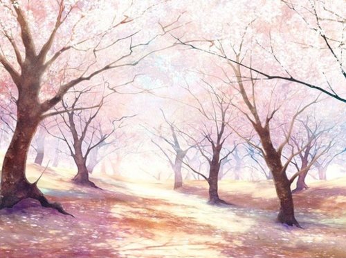 在日本语中,"樱时"就是指樱花盛开的时节,也就是春天.