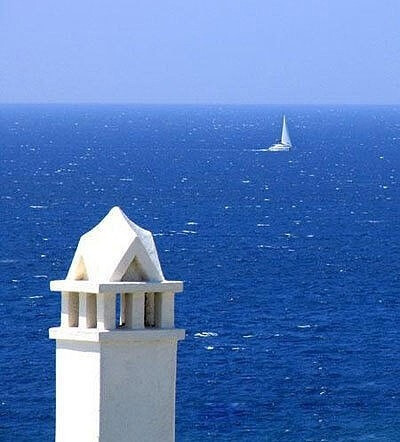 [爱的] 阳光照进深蓝色的海_唯美图片吧