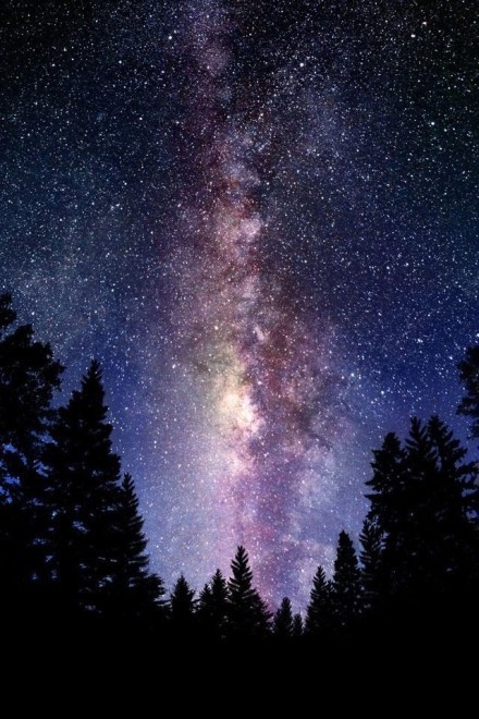 夜色星空图片风景图图片