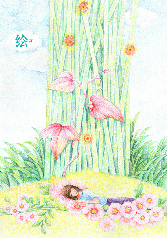 插画#彩铅