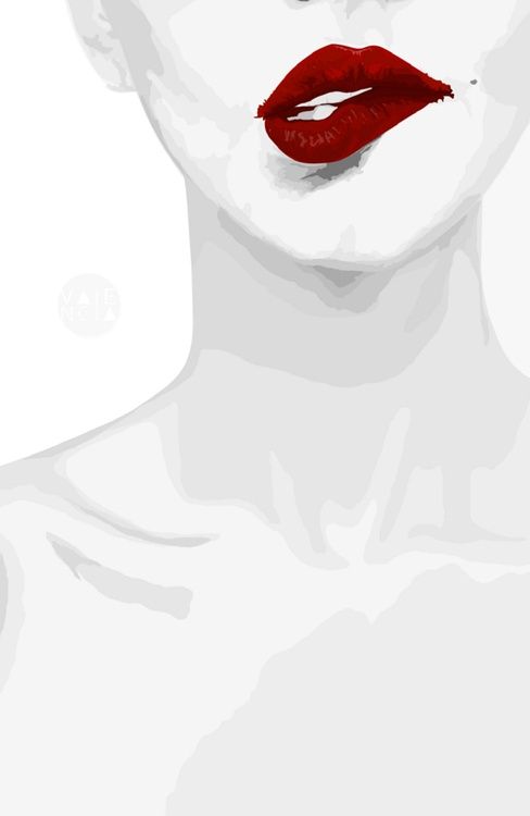 red lips