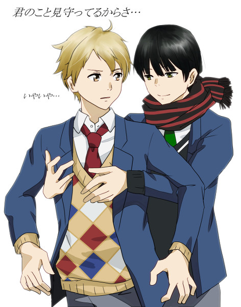 【境界的彼方】神原秋人&名濑博臣.你腋下的温度,一如深秋的暖阳.