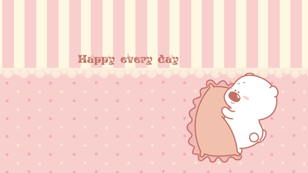 小囧熊可爱卡通桌面壁纸 1920x1080