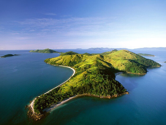 太平洋地区十大最受欢迎岛屿:第五名 降灵群岛(whitsunday islands)