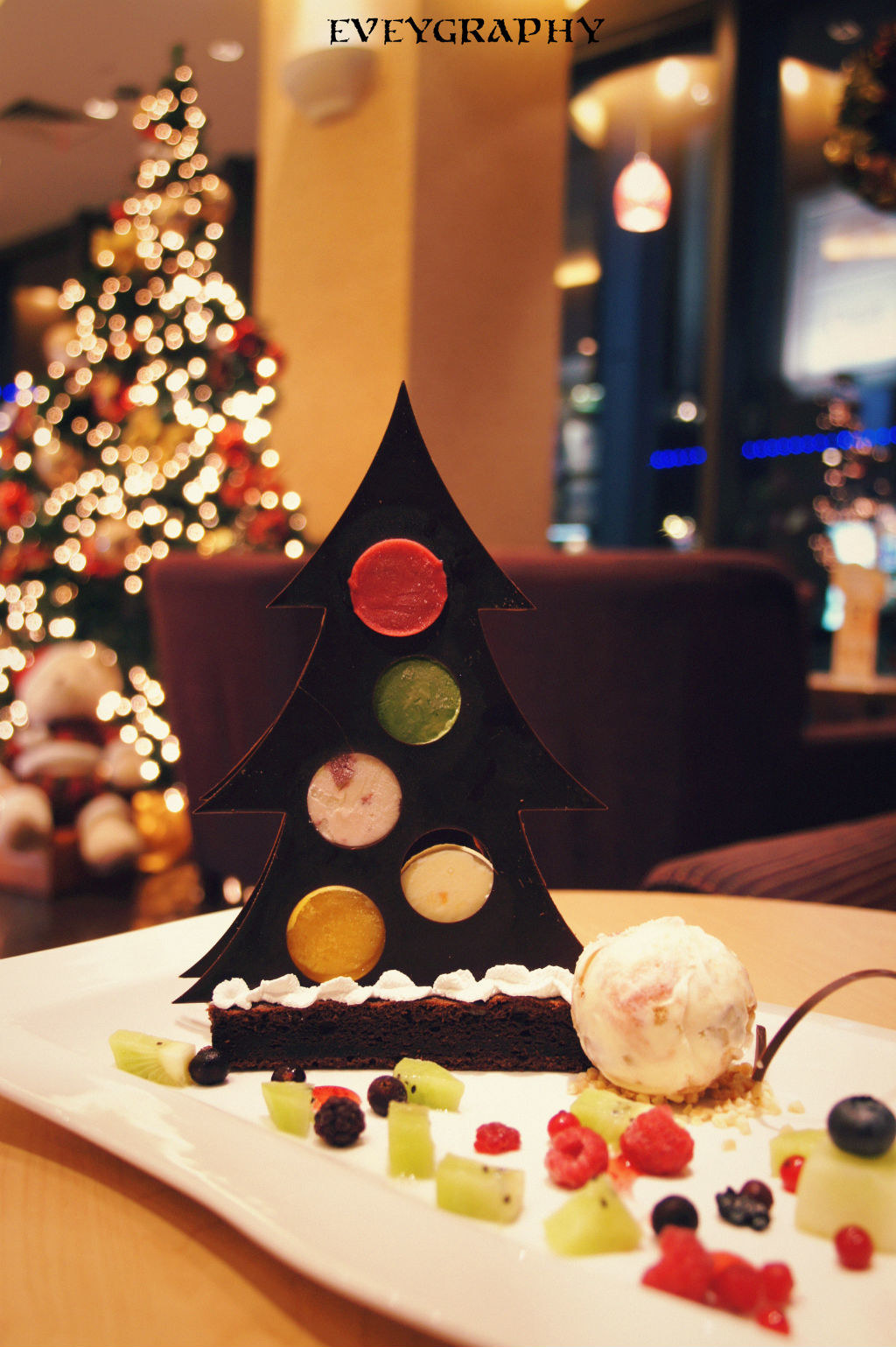 圣诞节去哈根达斯吃圣诞冰淇淋~!