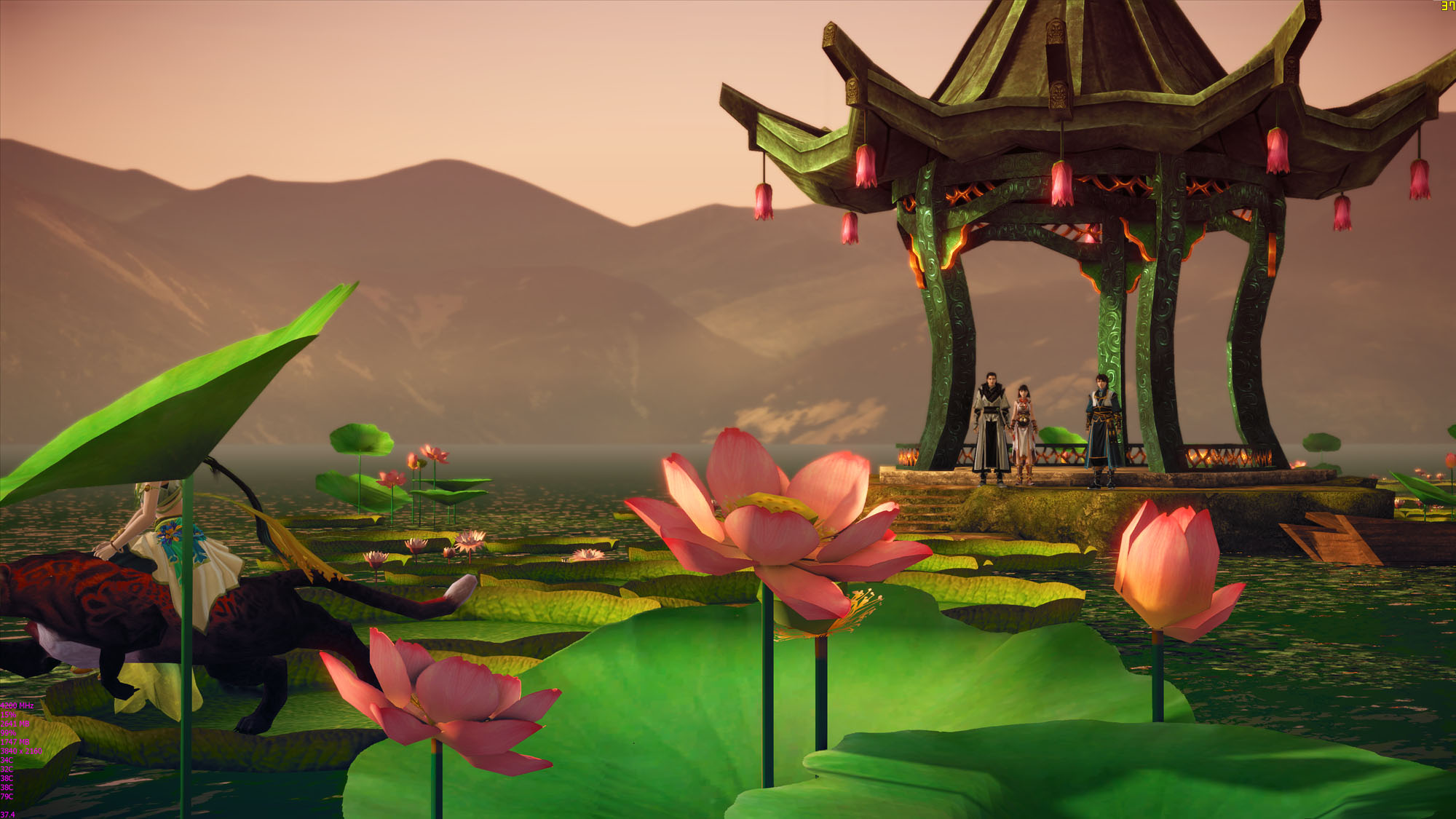 3840x2160分辨率《古剑奇谭2》终极画质人物截图.