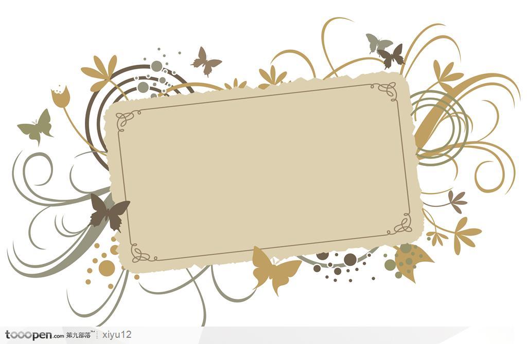 相框边框-漂亮的相框图片设计背景