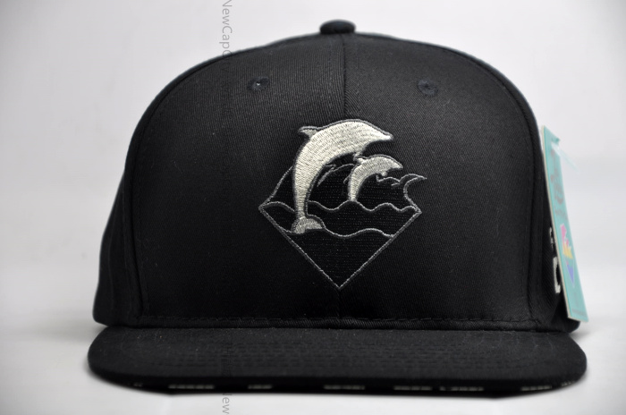 pinkdolphin粉红海豚holidaywavesstrapback帽檐下海豚黑