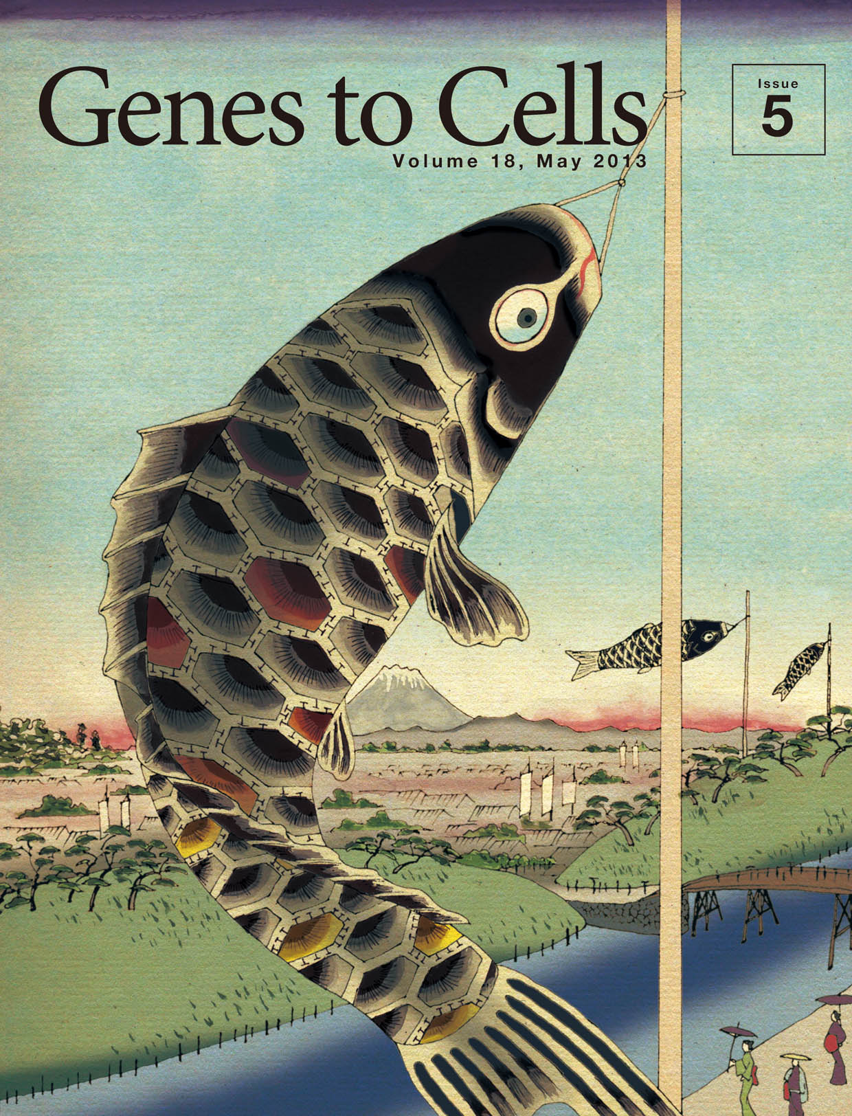 日本科学杂志《genes tocells》(基因到细胞)封面设计 b162