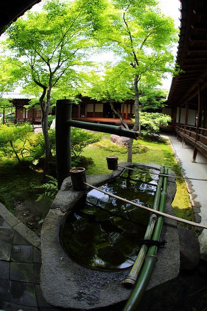 寺院一角 日本京都