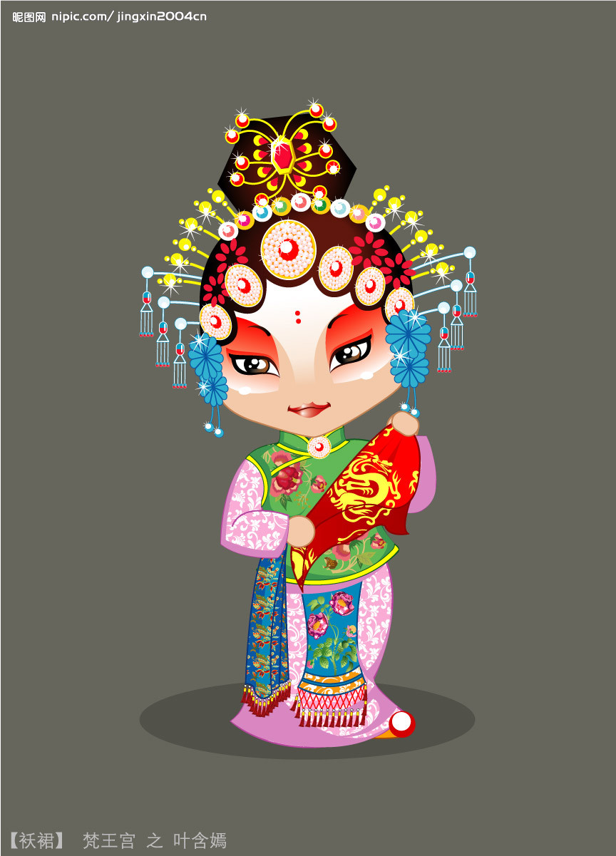 国粹篇《京剧人物q版集1》  收藏