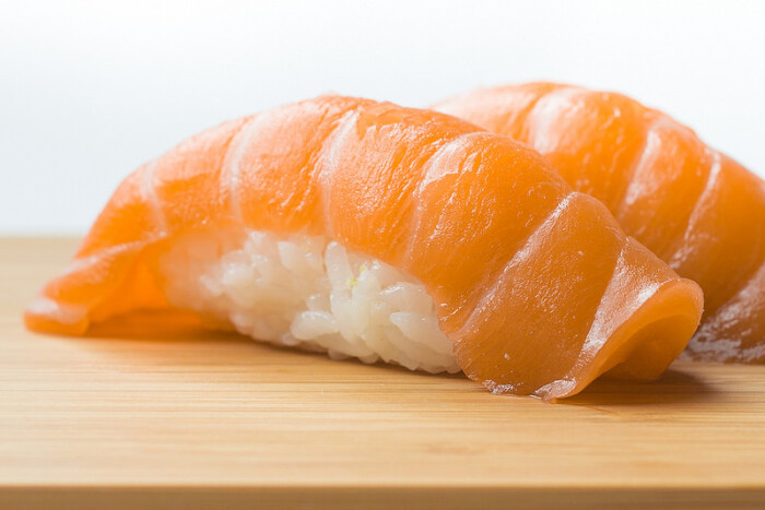 salmon sushi nigiri