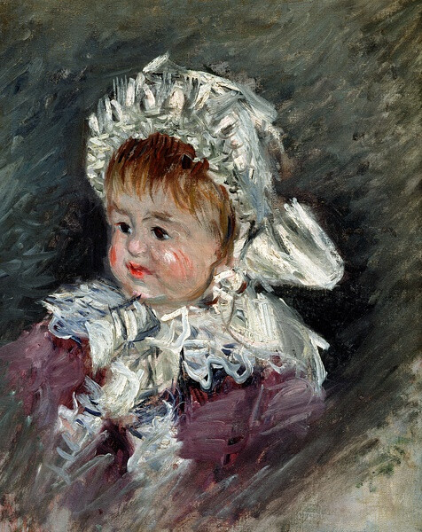 克劳德61莫奈《米歇尔61莫奈画像,婴儿时期》1878