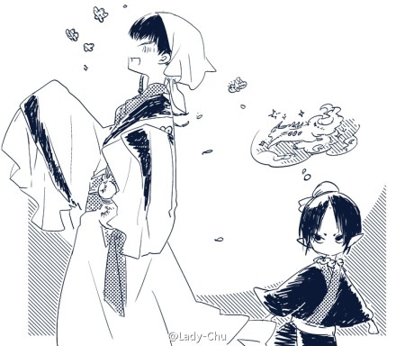 鬼灯の冷彻##鬼白#要白泽陪睡才睡得著的鬼灯 (*/ω*)【 http