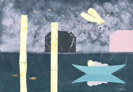 北欧艺术# 来自瑞典插画师emma virke的画,像是梦境里的场景,支离