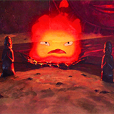 【哈尔的移动城堡】(宫崎骏)(gif动态图片)卡西法,可爱的小恶魔
