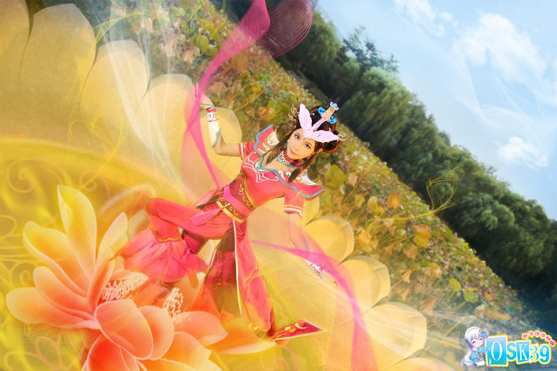 osk39成员柳荚小米之《梦幻西游》舞天姬cos组图