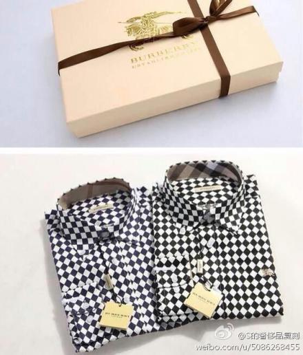 burberry衬衫包装,burberrybrit衬衫 巴宝莉新款衬衫m一xxl ,包装另加15元.