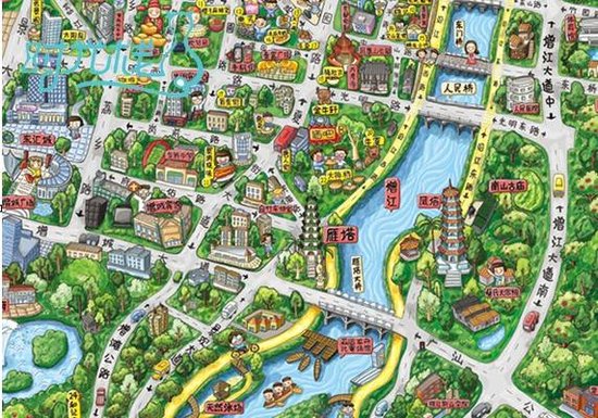 广州增城手绘旅游攻略地图_大粤网_腾讯网图片