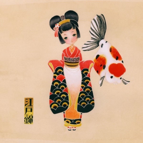 金鱼拟人~江户锦