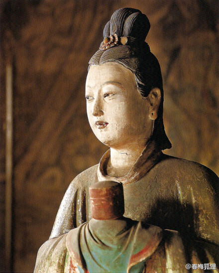 晋祠##水母楼#建于嘉靖年间,衣着发型都很有晚明风流,好似清风穿堂