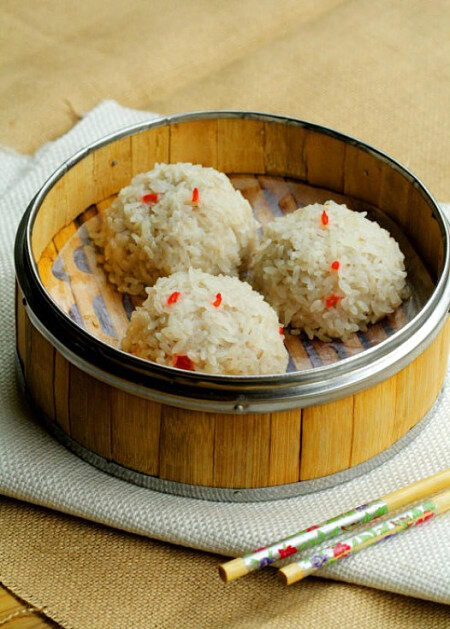 【珍珠丸子】1.猪肉,姜剁成肉馅备用,糯米-堆糖,美好生活研究所