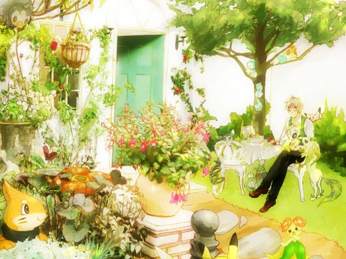 小清新场景插画图片