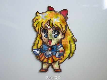 美少女战士 变身~ #拼拼豆豆# #拼豆