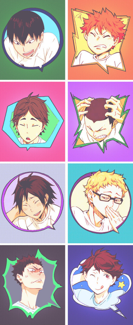 排球少年# 过场动画中拍完球之后的表情qwq source:http://t.