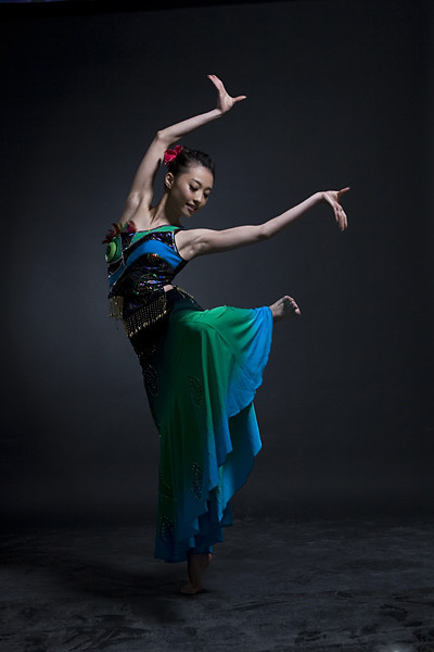 傣族舞造型个人图片