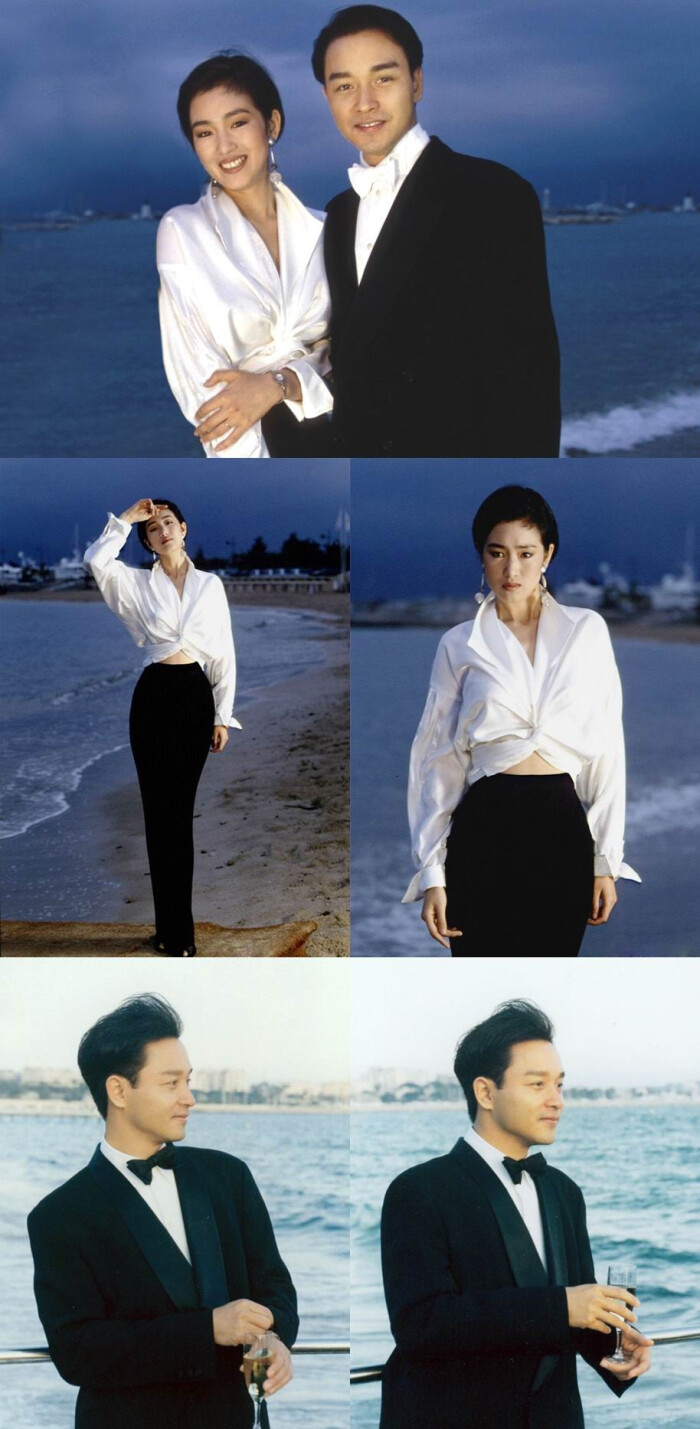 21电影(1993年)戛纳电影节上的张国荣和巩俐.爱情放弃无双年前图片