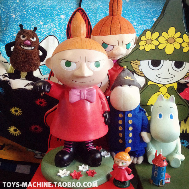 日本乐天在售 moomin姆明/小肥肥一族 亚美 史力奇 树脂摆设现货