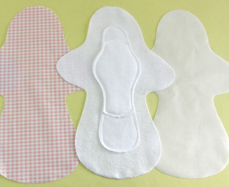 最简单自制卫生巾图片