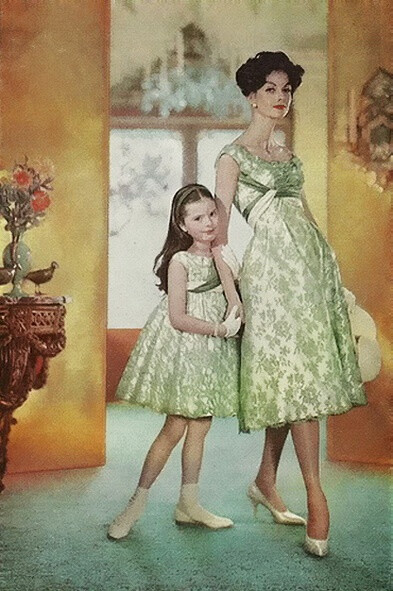 mother-daughter designs by ceil chapman, 1959