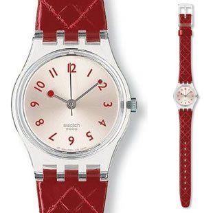 斯沃琪 swatch 手表  女表 经典爆款 草莓酱 lk243