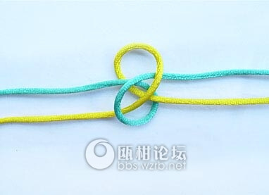 金刚结步骤一,同蛇结