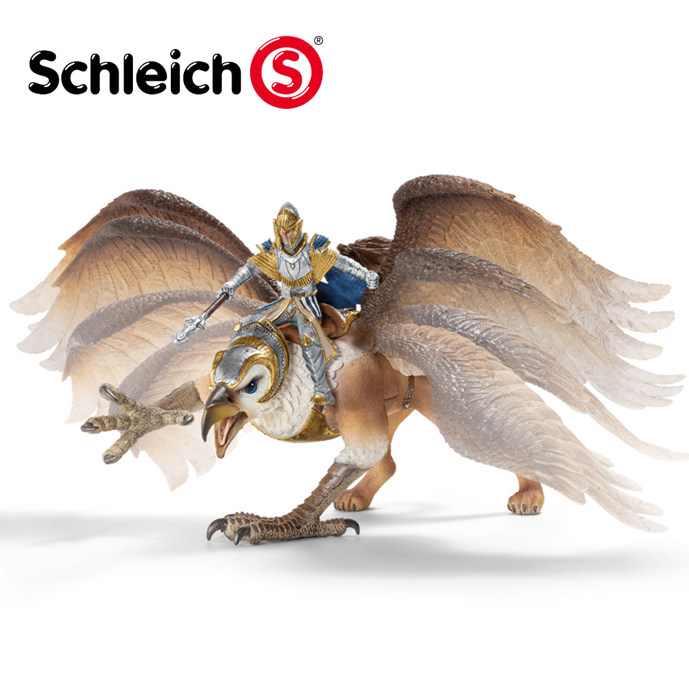 2014年新品思乐schleich狮鹫骑士模型儿童早教益智玩具摆件s70107