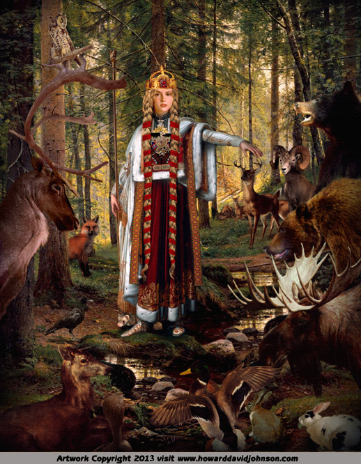 插画|howard david johnson绘画的北欧神话系列.英文介绍戳:http://t.