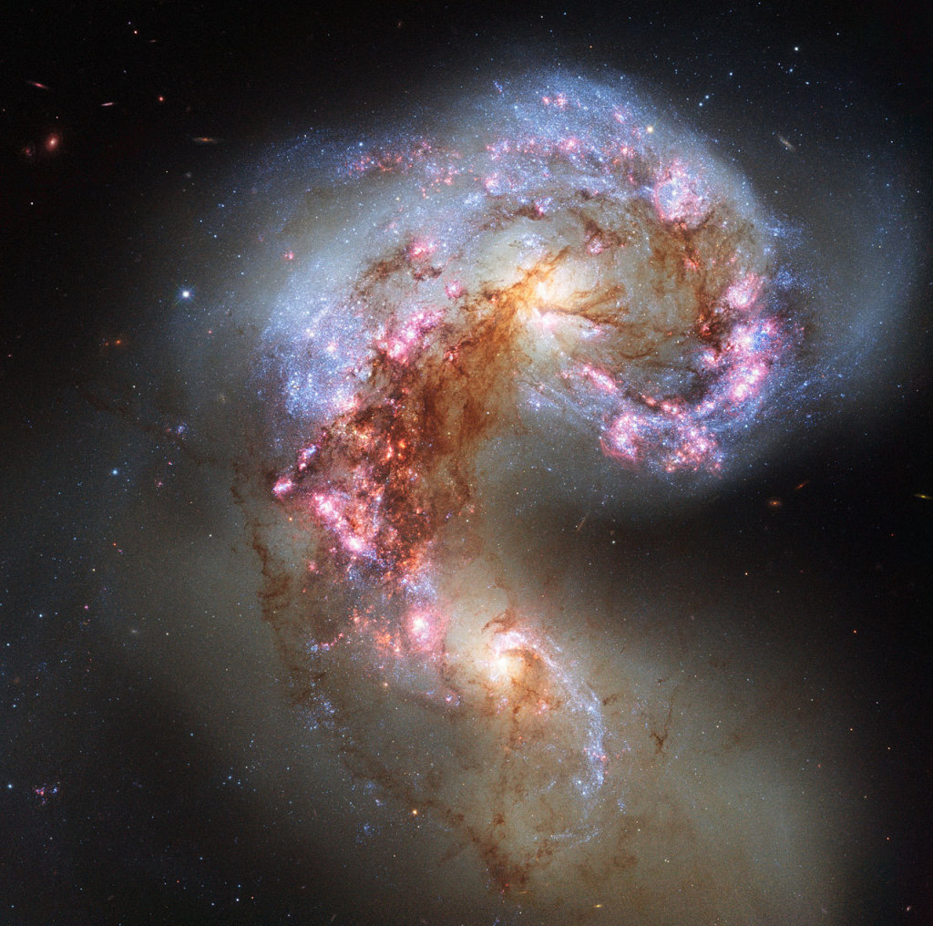 哈勃望远镜记录的浩瀚宇宙(图片来自nasa官网)
