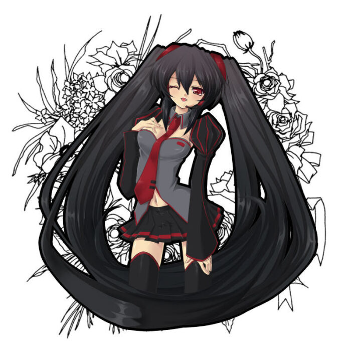 v家 杂音未来(黑初音)