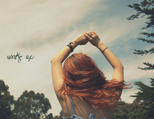 cute,girl,life,maybe,morning,quote