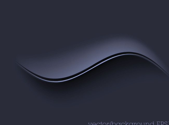 简约弧形剪纸背景矢量素材