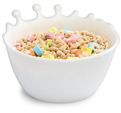 预定美国fred&friends飞溅牛奶碗spilt milk cereal bowl创意礼物